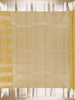 Yellow Floral and Leaf Woven Pure Kanchipuram Silk Saree - Diadem