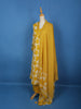 Yellow Floral Designed Cotton Salwar Suit
