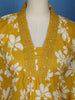 Yellow Floral Designed Cotton Salwar Suit