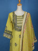 Yellow Floral Designed Cotton Salwar Suit