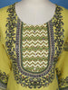 Yellow Floral Designed Cotton Salwar Suit
