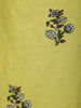 Yellow Floral Designed Cotton Salwar Suit
