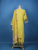 Yellow Floral Designed Cotton Salwar Suit