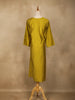 Yellow Plain Cotton Rayon Kurti - Diadem