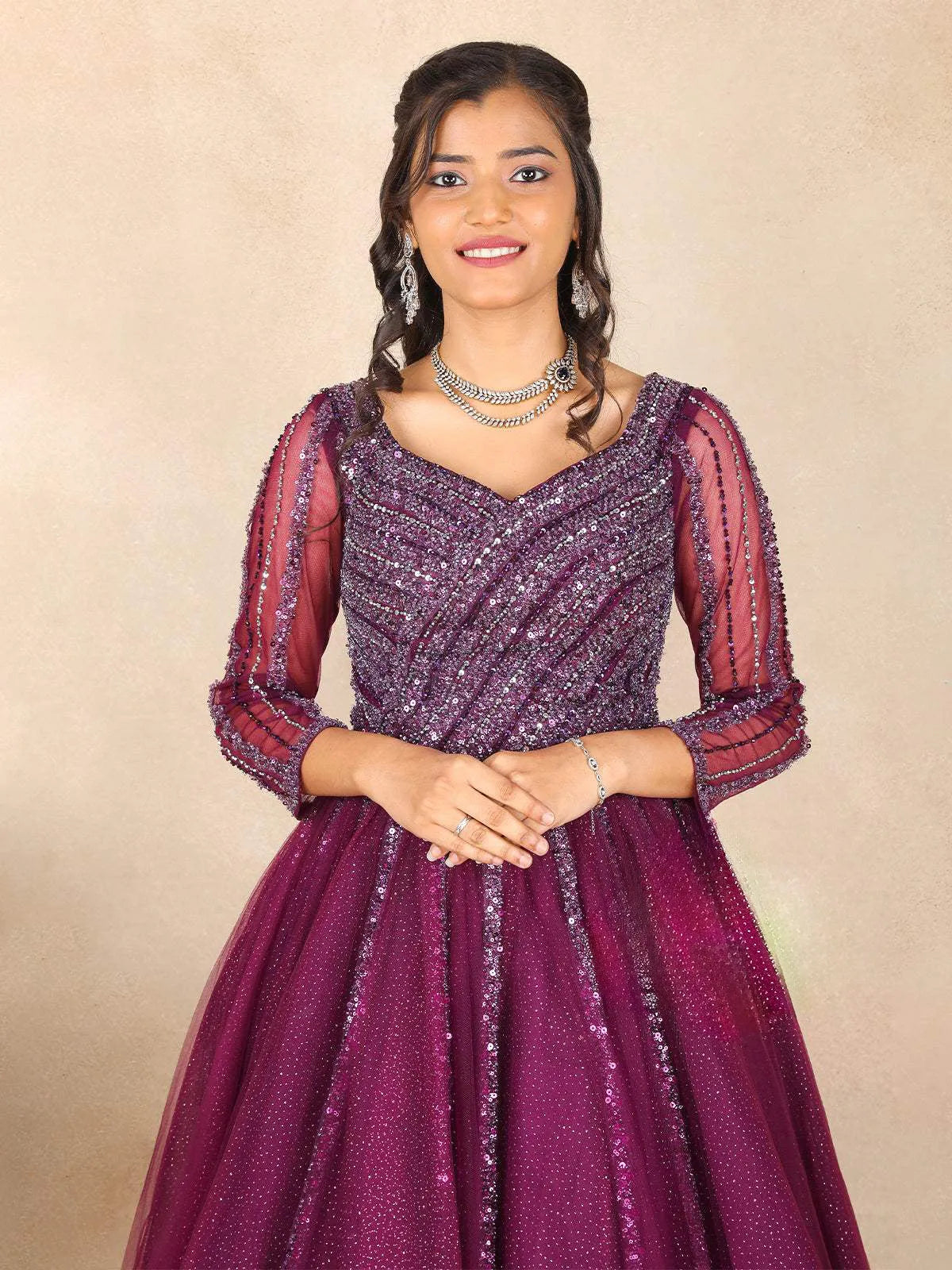 purple reception dress for bride 21 Purple Wedding Dress ideas