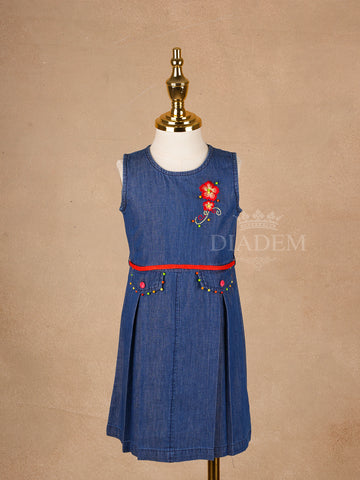 Blue Denim Frock