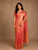 Light Pink Floral Woven Motifs Pure Kanchipuram Tissue Silk Saree