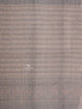 Brown Cotton Saree with Chevron Designs on the Body with Contrast Border - Diadem