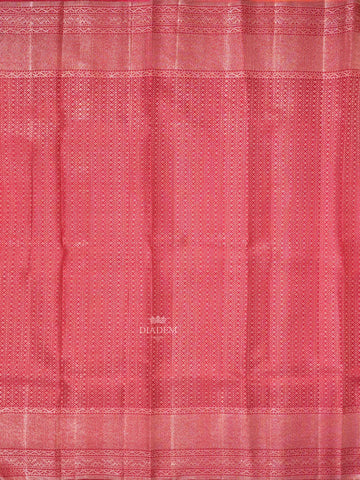 Contrast Border Yellow Kanchipuram Silk 