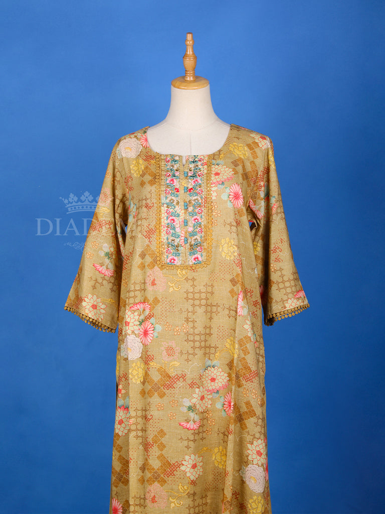 Floral Prints Salwar Suit