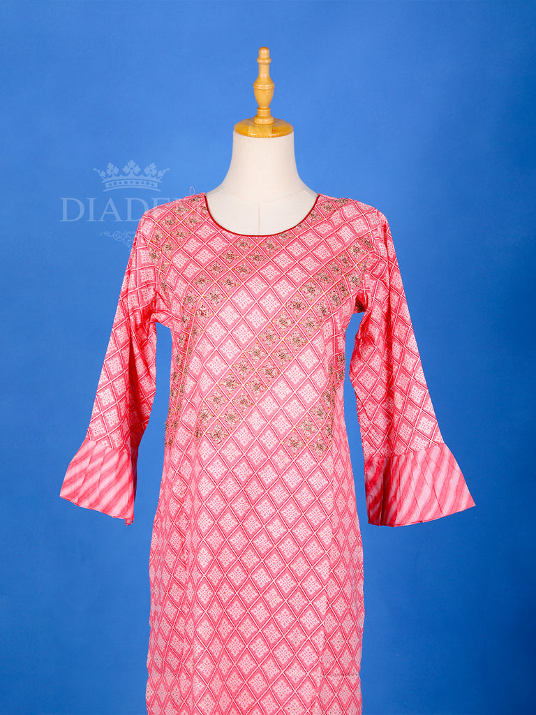 Pink Cotton Suit