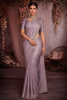 Light Lavender Floral Zari Woven Design Pure Banarasi Silk Saree with Designer Border