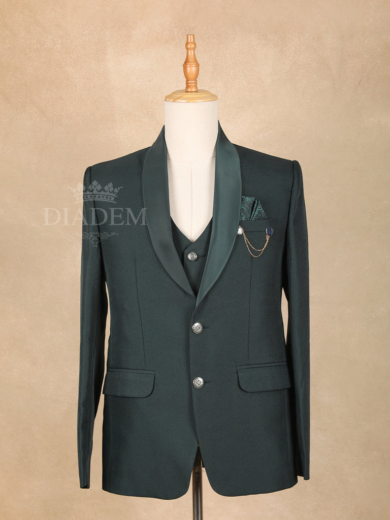 Dark Green Men's Suit