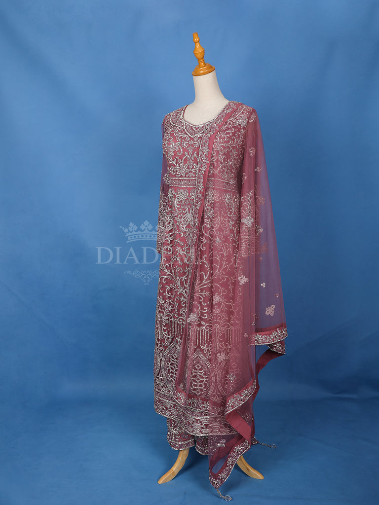 Dark Pink Salwar Suit