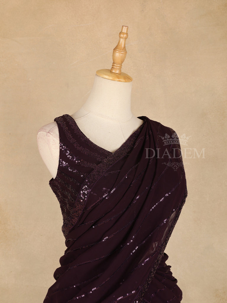 Dark Purple Matching Dupatta