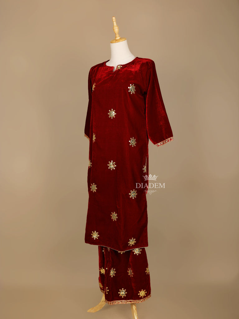 Notch Neck Salwar Suit