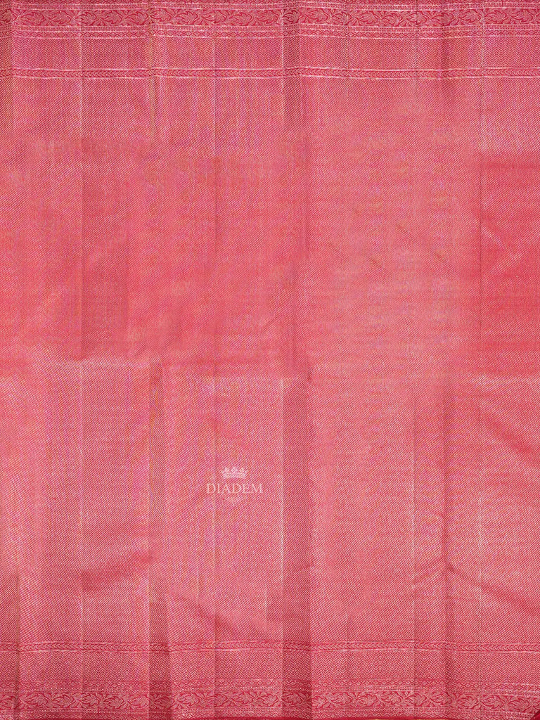 Designed Border Red Kanchipuram Silk Saree