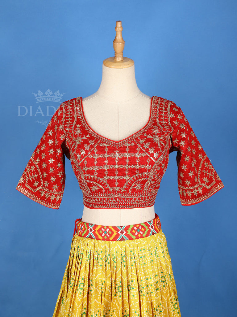 Designer Blouse Lehenga