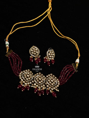 Elegant Winterberry Necklace and Earring Set - Diadem