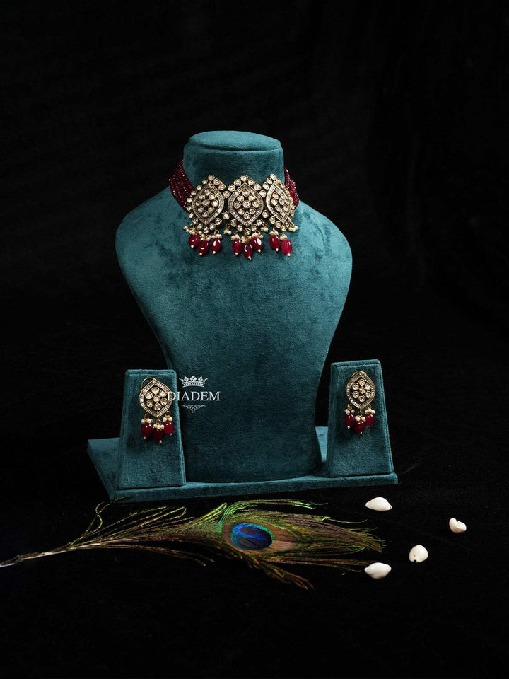 Elegant Winterberry Necklace and Earring Set - Diadem