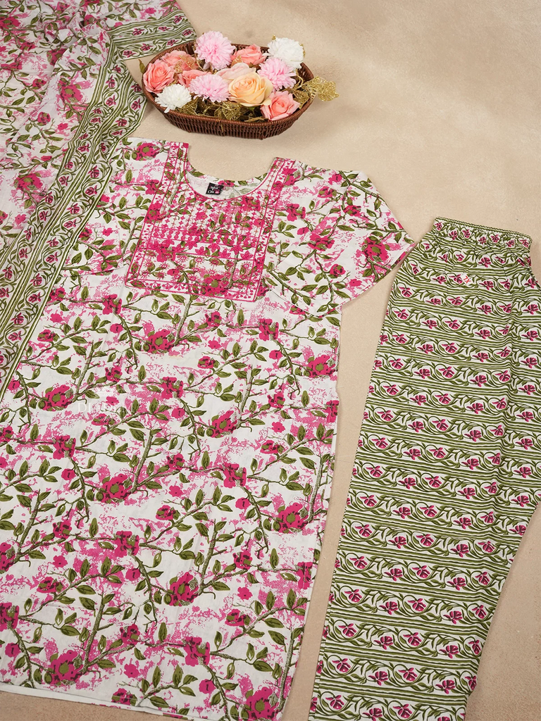 Embellished Pink Salwar Suit