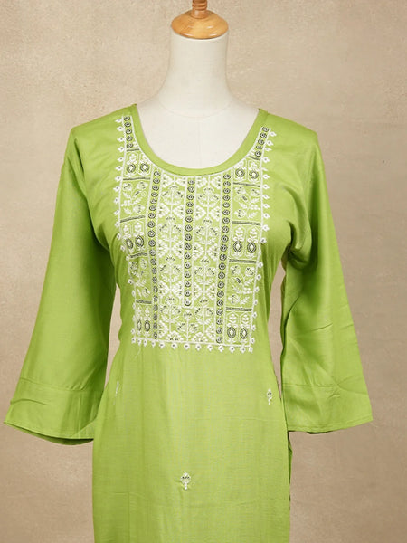 floral-designs Kurtis Without Dupatta