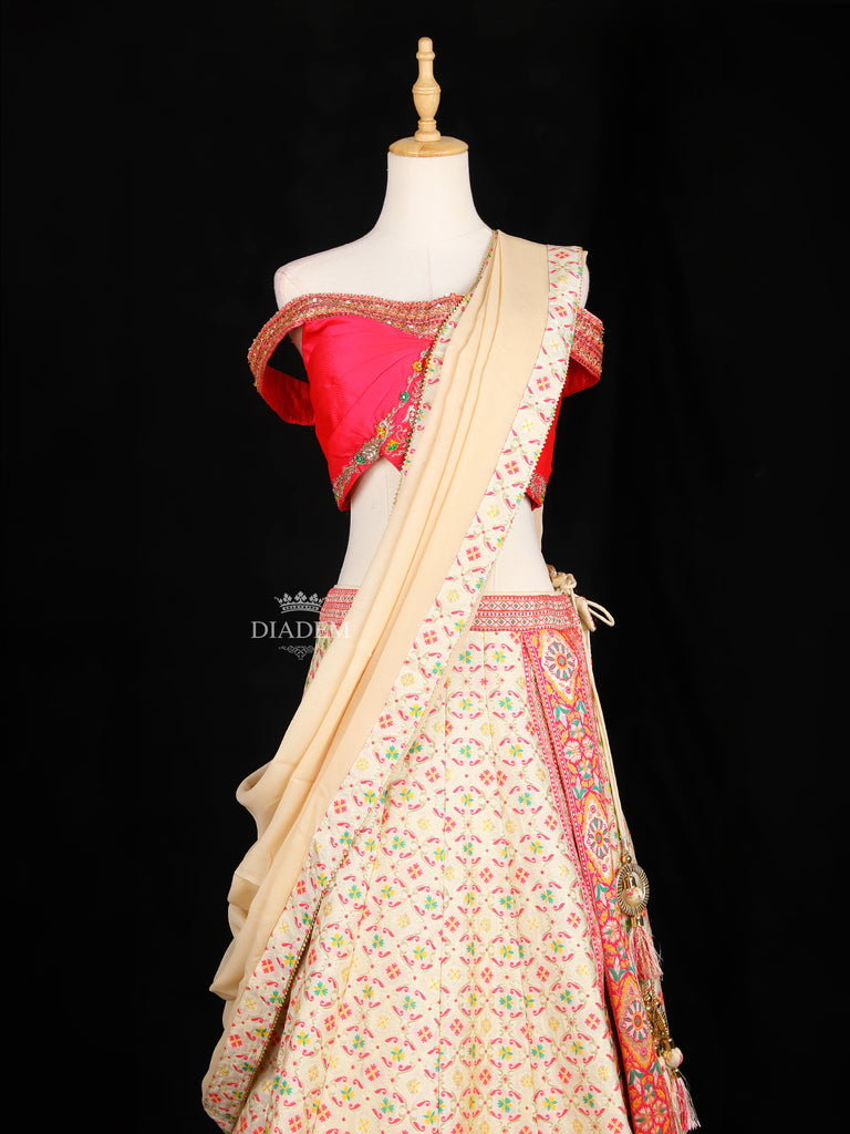 Floral Prints Lehenga