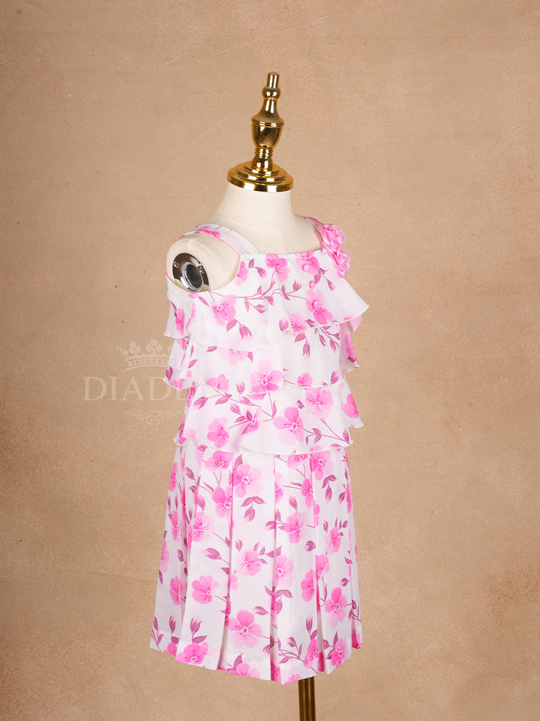 Floral Sleeveless Frock for Girls