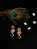 Multicolor Gemstone Necklace and Earrings Set - Diadem