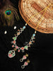 Multicolor Gemstone Necklace and Earrings Set - Diadem