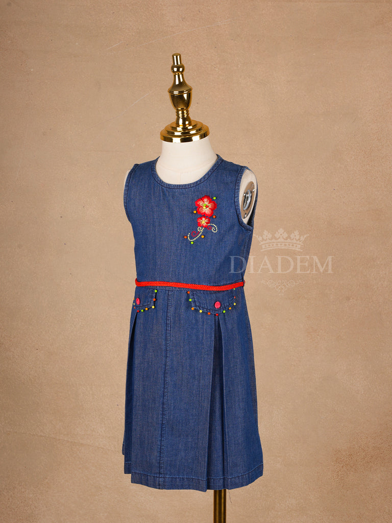 Girls Denim Frock