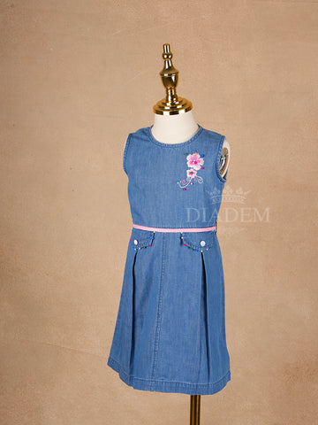 Girls Denim Frock