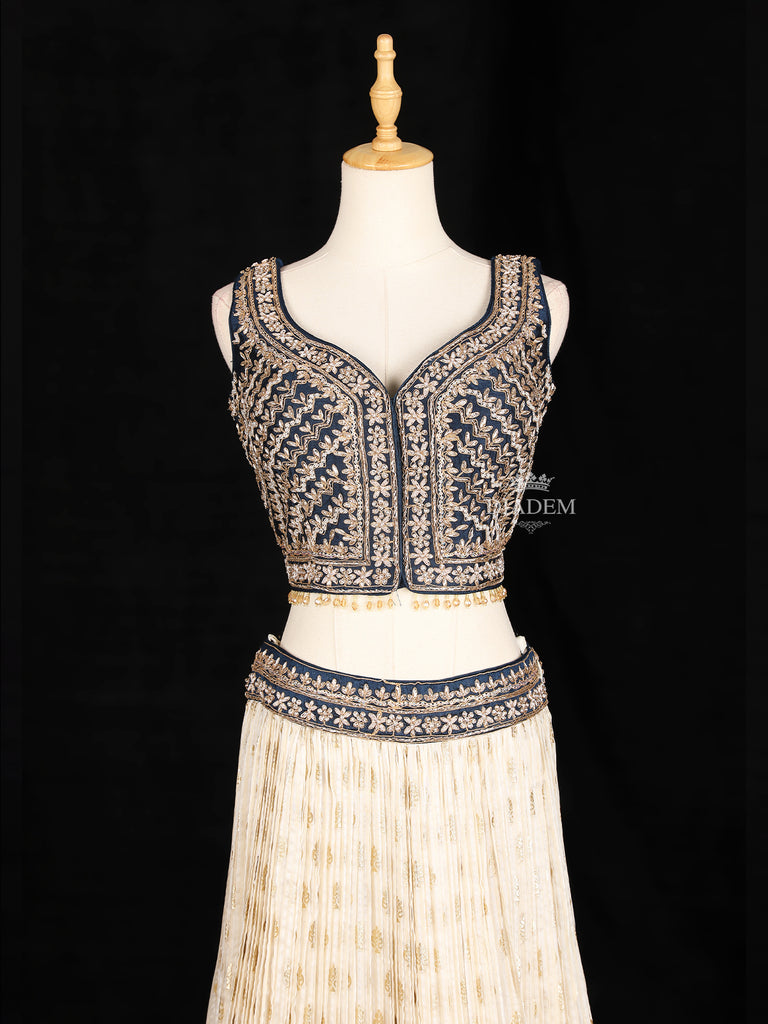 Ivory Net Dupatta