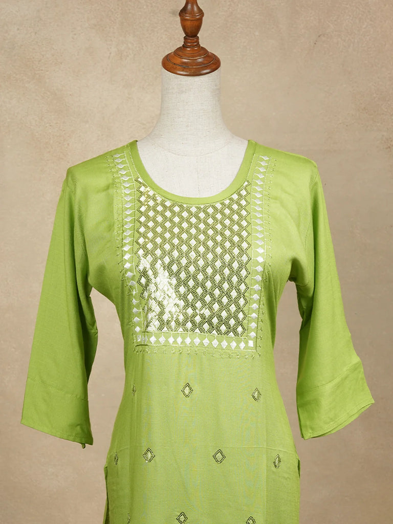 Stylish Green Kurtis