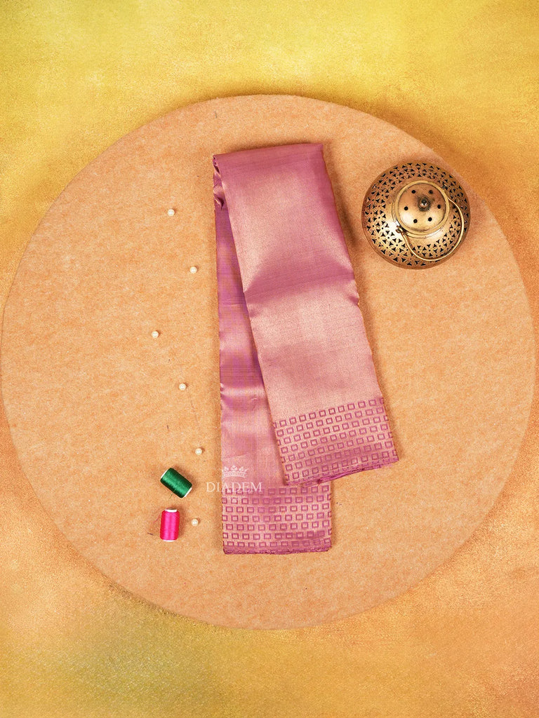 Onion Pink Pure Kanchipuram Silk Saree