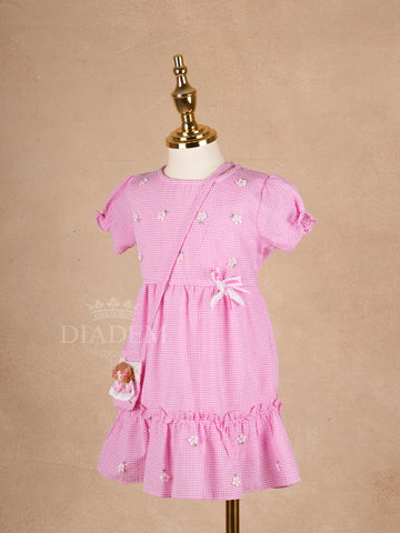 Pale Pink Frock for Girls