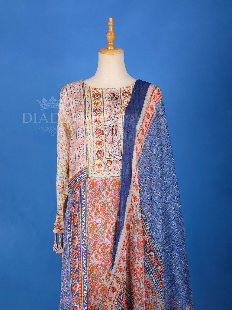 Floral Prints Salwar Suit