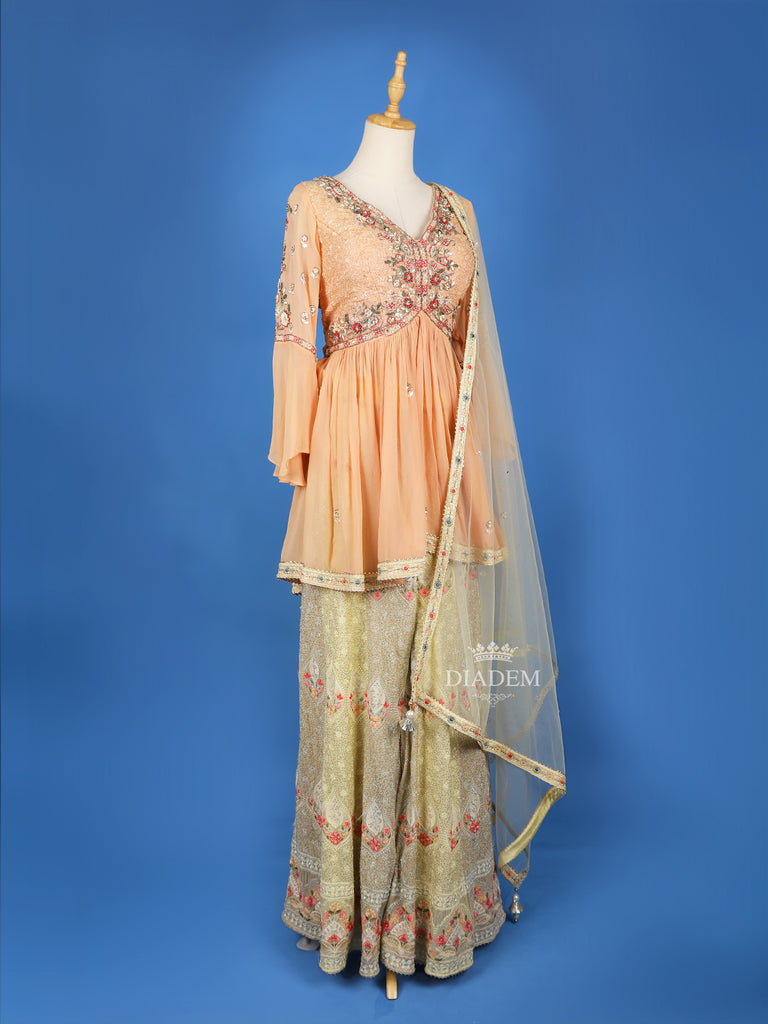 Palazzo Suit With Dupatta