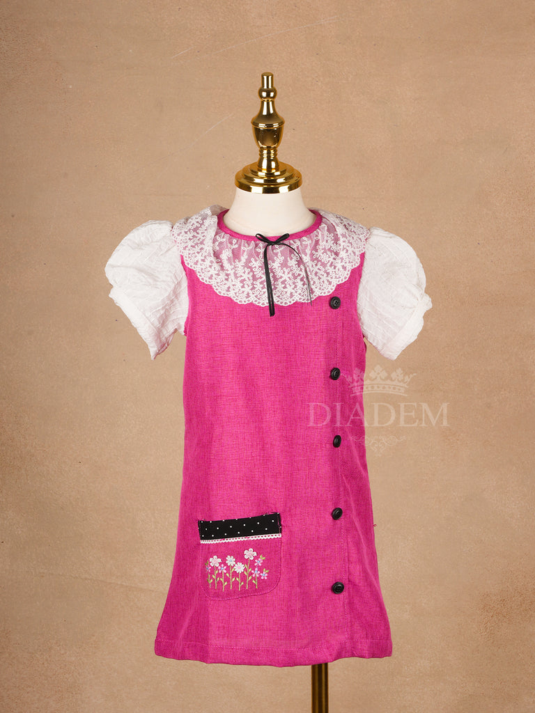 Pink Cotton Frock