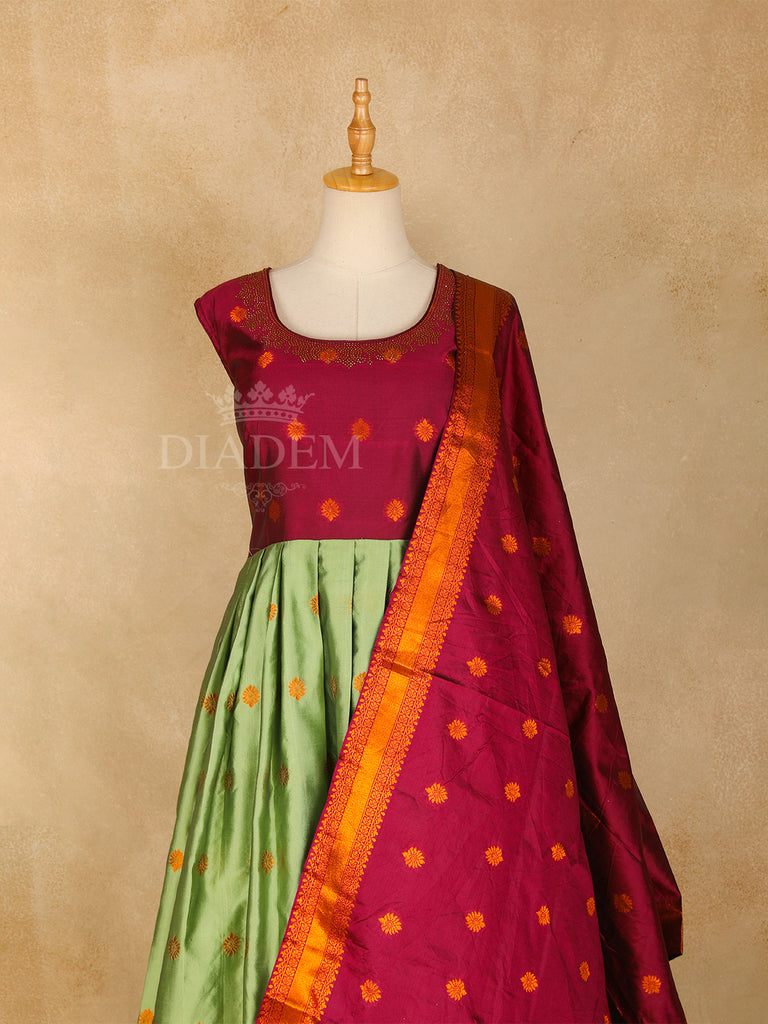 Dupatta Paired Gown