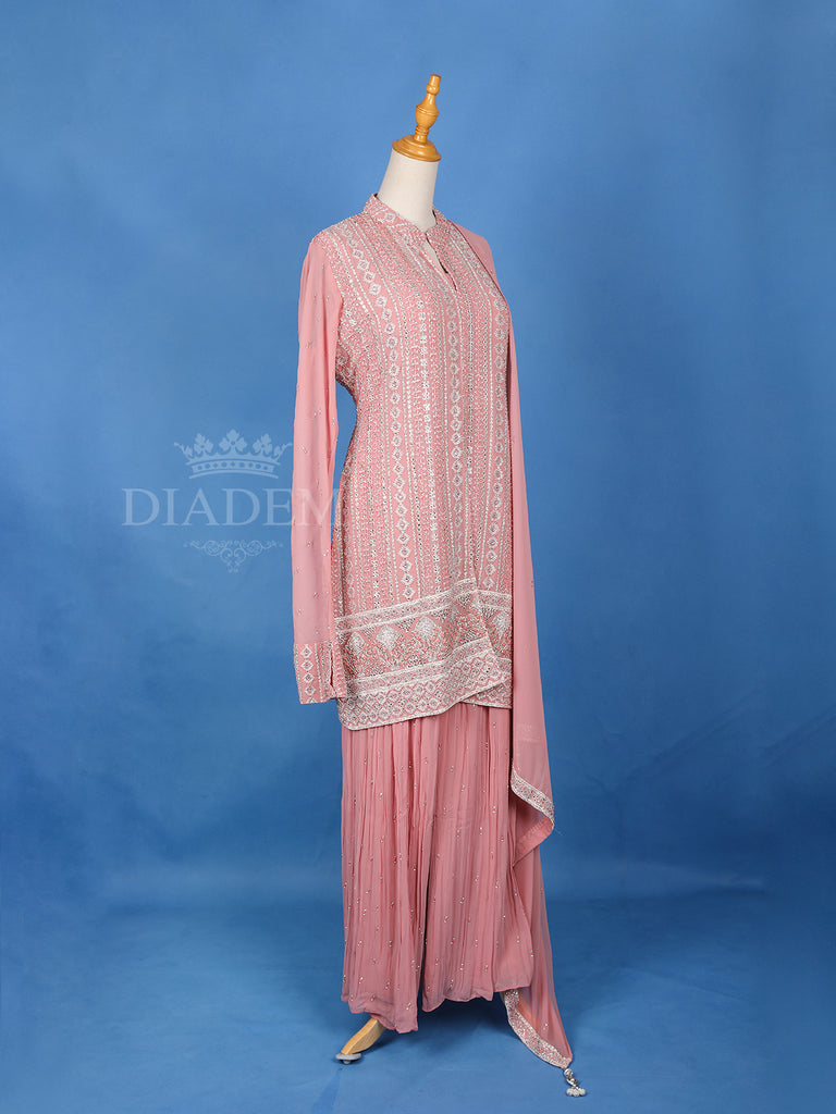 Pink Palazzo Overcoat