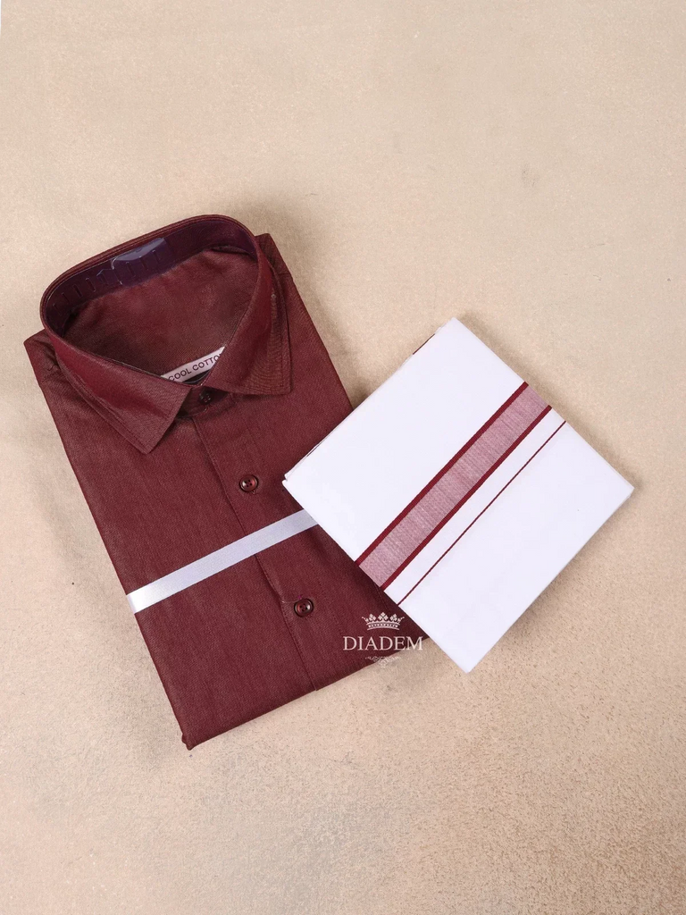 Plain Cotton Full-Sleeve Shirt