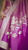 Magenta Floral Embroidered Tissue Silk Anarkali Salwar Suit
