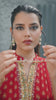 Red Floral Printed Synthetic Salwar Suit