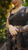 black saree
