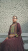 Maroon Floral Printed Synthetic Salwar Suit