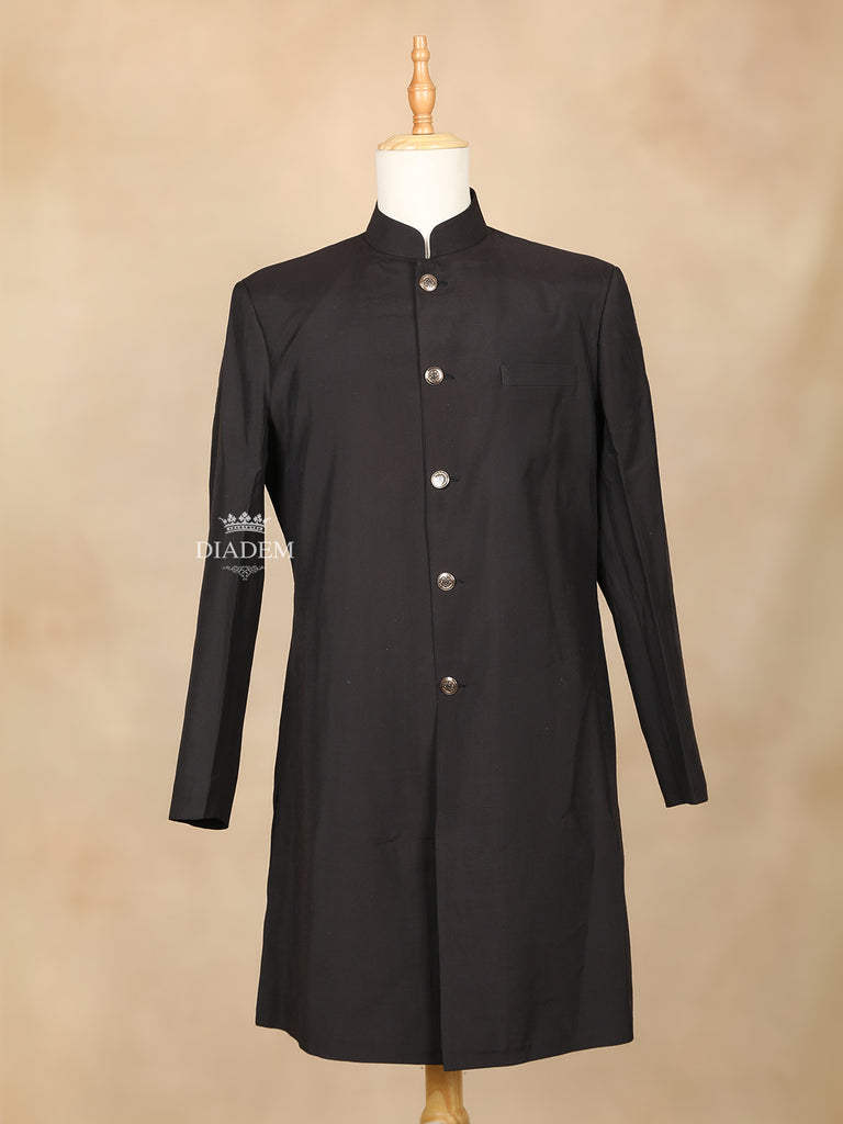 Raw Silk Indo Western sherwani