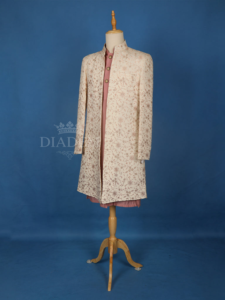 Raw Silk Sherwani Suits