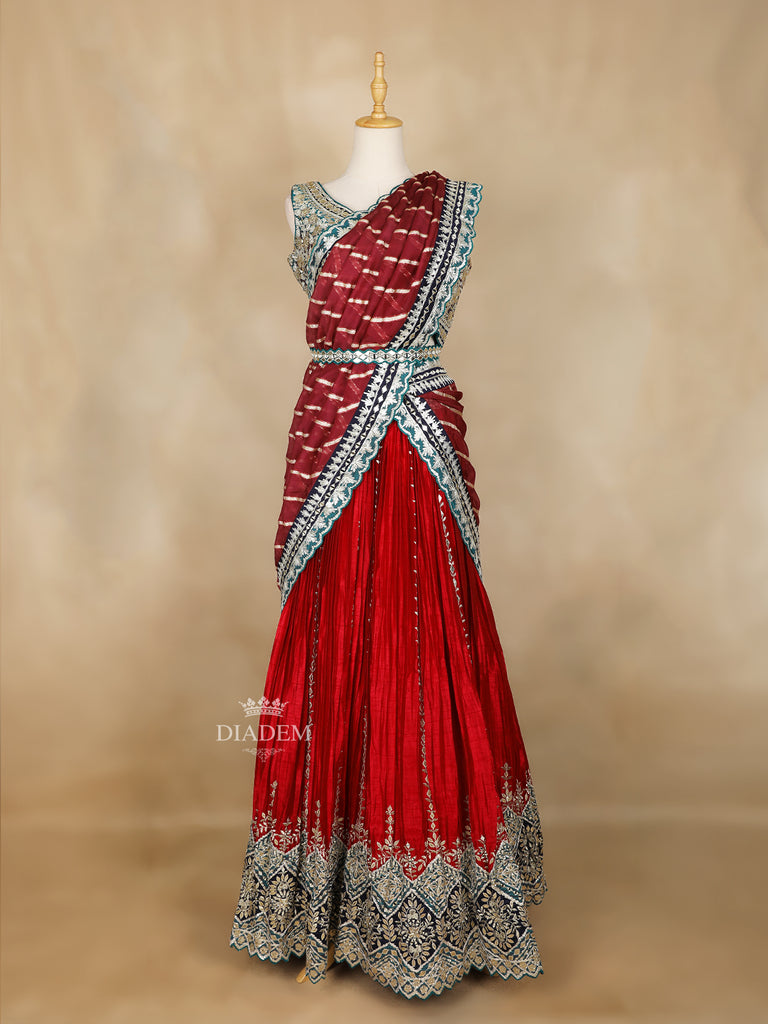 Red Lehenga