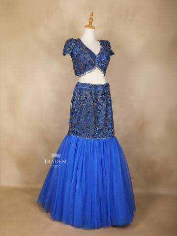 Choker Dupatta Lehenga